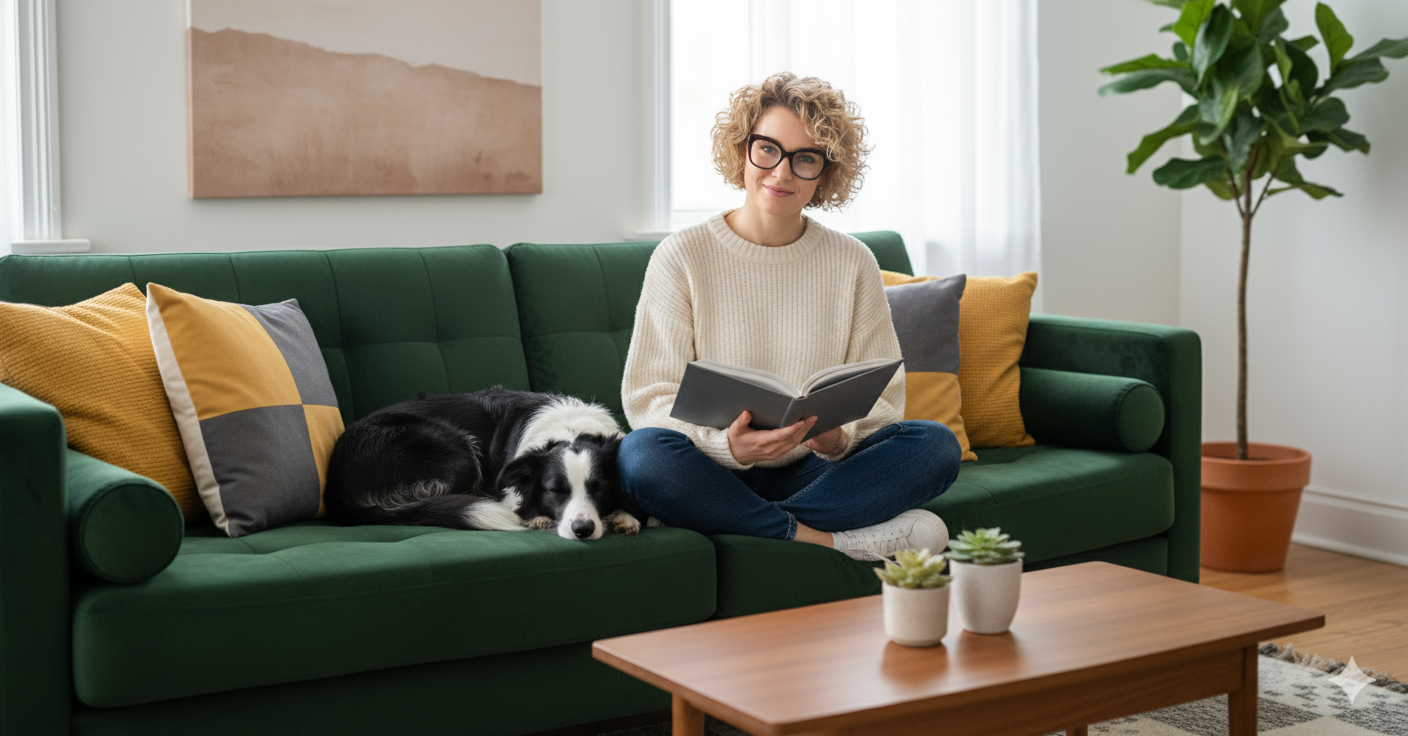 Padrona che insegna comandi al suo cucciolo