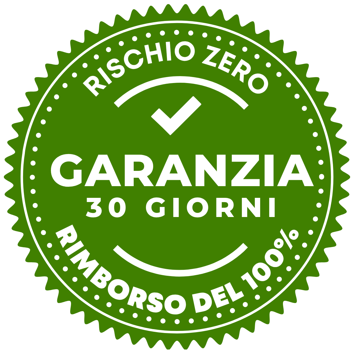 Garanzia di soddisfazione 100%